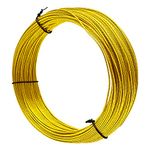 Picture Hanging Wire 100-Feet Braided Picture Wire Heavy for Photo Frame Picture,Artwork,Mirror Hanging,Supports up to 30lbs (Golden)