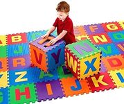 Trendi® 26pcs Soft EVA Foam Baby Children Kids Play Mat Alphabet Letters Puzzle Jigsaw 29cm x 29cm