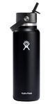 Hydro Flask 40 OZ Wide Flex Straw Cap Black