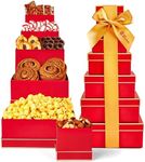 Grand Christmas Tower Gift Baskets - Food Gift Basket For Christmas - 6 Tier Christmas Gift Tower by On Occasion