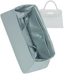 ZYZii Purse Organizer for Mini Kelly 20/25/28/32/35/40/42/50,Silky Smooth Insert,Lightweight Bag in Bag,Luxury Handbag Storage Accessories(Kelly 28 Retourne,Vert Amande)