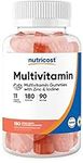 Nutricost Multivitamin Gummies 180 Gummies (Mixed Berry Flavored Gummies) - 90 Serv, Gluten Free, Non-GMO, and Vegetarian Friendly