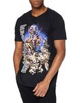 Official Iron Maiden Somewhere Back in Time T-Shirt Rock Metal Hermit Vortex Transylvania Black