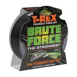 T-Rex 242703 Brute Force Strongest High Performance Duct Tape, 1.88-Inch x 25-Yard, Black