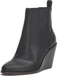 Lucky Brand Women's Wilano Ankle Boot, Black/Black, 7