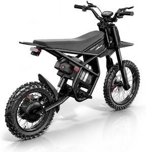 GT54 PRO Electric Dirt Bike for Teens Adults 65KM/H, 60V 25AH 3000W Electric Dirtbike with 14"/12" Motorcycle Tire,Off Road Mountain Ebike for Ages 13+
