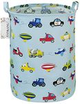 FANKANG Laundry Hamper Storage Bins Nursery Hamper Canvas Foldable Large Storage Baskets for Kids Boys Girls Toys Room, Nursery, Home,Gift Basket, Office, Bedroom, Clothes(Car)