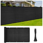 6 feet x 50 feet Privacy Fence Screen Heavy Duty UV Protection Mesh for Deck Patio Backyard Outdoor Construction site Fence Cover Protection Windshield Premium Shade Balcony Privacy Screen