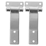 Mobestech 2pcs Heavy Hinge Self Closing Hinges Long Hinges Heavy Duty Gate Hinges Door Pivot Hinges Damping Hinges Industrial Hinge Cabinet Door Galvanized Steel T2