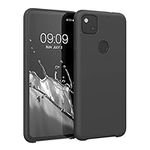 Rubberized TPU Case for Google Pixel 4a - Black Matte