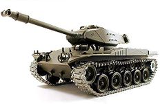 Heng Long U.S Army M41A3 Walker Bulldog 2.4G Radio Control Tank (FULL METAL UPGRADE, include Tracks, Sprocket, Gear Box) - BB shooting, Smoking, Sounding Big Boyz®