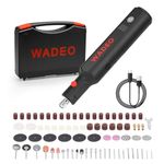 WADEO 8V Cordless Rotary Tool, 5-Speed 30000 RPM Rotary Multi Tool, Rechargeable Rotary Tools with 154PCS Accessories & LED Light, Perfect for Grinding, Polishing, Wood Carving, Soft Metal Drilling