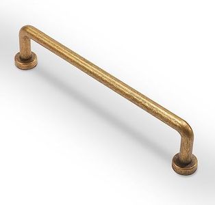 POVEFONK 10 Pack 5 inch(128mm) Antique Brass Kitchen Cabinet Handles Cabinet Pulls Vintage Drawer Pulls Aged Gold Bronze Kitchen Cabinet Hardware Kitchen Handles Drawer Pulls Dresser Handles