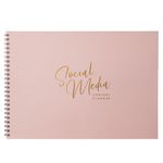 Perfect Planner Company - Social Media Planner - Undated A4 Weekly Planner for Work Schedule and Insights - For Marketers, Social Media Experts and Entrepreneurs - 100 Pages