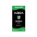 Cafe Agga - Organico Coffee Capsules - Light/Medium Roast Espresso - 100% Arabica Bean - Tangy - Compatible w/all Originaline Machines - 3/6 Intensity - 6 x 10 Capsules/Box