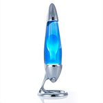 MATHMOS Lava Lamp Neo Lava Lamp for Children & Adults - Turquoise/Blue