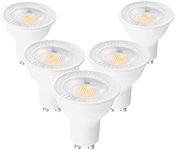 GU10 LED Spot Light Bulb, MATCHEASY 5W(50W Halogen Equivalent) AC 230V 8 LED 545LM 3000K Warm White, 45�° Beam Angle, LED Replacement for Recessed Track Lighting, Dimmable, No Flickering, 5 pcs