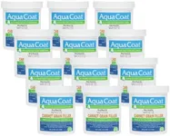 Aqua Coat Water Based White Cabinet Wood Grain Filler Gel, Fast Drying, Low Odor White Wood Filler, Premium Cabinet Grain Filler for Upgrades, Repairs & Restorations. (Case - 12)