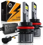 Auxbeam 9007 HB5 Fog Light, F15 Series 9007 Powersports, 20000LM 600% Brighter 6500K HB5 Light for UTV ATV Offroad Vehicles