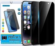 MOBISTAR® Privacy Screen Protector for iPhone 8 Plus/iPhone 7 Plus (5.5-Inch), Anti-Spy Tempered Glass Film, Impact-Resistant, Anti-Scratch, Full Coverage, Case-Friendly, 2-Pack