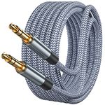 Txtcu 3.5mm Aux Cable 3m, Auxiliary Audio Cable Braided Stereo Mini Jack Male to Male Headphone Cable Auxiliary Aux Audio Cable for Headphones, iPods, iPhones, iPads, Home/Car Stereos,MP3 Player