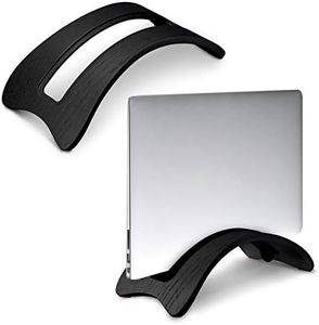 kalibri Soporte Universal MacBook y Notebook - Base de sobremesa MacBook/Pro Retina iPad y Tablet - Madera Roble Negro