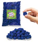 DEN DECORATION Premium Soft Fluffy Pom Pom Balls for Craft (2 cm) (Midnight Blue, 100)