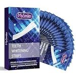 MySmile Teeth Whitening Strips 14 Treatments, Non-Sensitive Formula, Non-Slip 28 Whitening Strips for Sensitive Teeth, Fast Whitening, Safe Whitener for Smokers, Coffee Drinkers, Yellow Stains