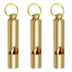YFXXEEA 3-Piece Whistle Set, High-Decibel Outdoor Safety Whistles, Compact & Durable, Ideal for Hiking, Camping, Sports Coaches & Kids