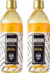 Soeos Mirin Cooking Wine, 16.9 fl oz (2 * 500ml) Pack of 2, Japanese Style Rice Wine, Authentic Natural Sugar Cooking Wine, Sweet Rice Wine for Cooking and Condiments, Premium Mirin Cooking Wine.