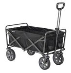 Mac Sports WTC-145 Collapsible Outdoor Folding Wagon, Black