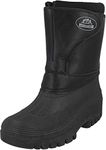 Groundwork Mens Ladies Unisex Black Horse Riding Yard Water Resistant Stable Walking Rain Snow Winter Ski Wellies Wellington Warm Farm Mucker Boots UK 4-12 (UK 9, Black)