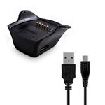 kwmobile USB Cable Charger Compatible with Samsung Gear fit R350 Cable - Charging Cord for Smart Watch - Black