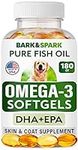 BARK&SPARK Omega 3 for Dogs - 180 F