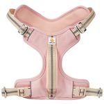 BELLA & PAL Dog Harness for Small Dogs No Pull, No Choke Front Clip Dog Reflective Clip Harness, Adjustable Soft Padded Pet Vest with Easy Control Handle for Small Size Dog Training(Pink,S)