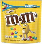 M&M'S M & M's 55116 Milk Chocolate Candies, Milk Chocolate and Peanuts, 38 oz Bag