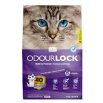OdourLock Lavender Field Scented Ultra Premium Cat Litter -Blocks Ammonia, Dust-Free, Extra-Hard Clumping, 40-Day Odor Control, Quick Absorption, No Tracking, Multi-Cat Friendly, Made in Canada 12kg