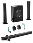GEOYEAO Sound Bars for TV with Subw