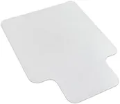 Mount-It! Clear Chair Mat for Carpet, Non-Slip Studded Office Chair Floor Protector, Heavy-Duty Non-Toxic PVC Material, Use in Home or Office, 47" x 35.5" (MI-7817A)