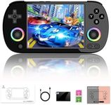 NULA RG40XX H Retro Handheld Game Console, 64G with RGB Lighting, 4.0-inch IPS Screen Linux System Arcade ARM Cortex-A53, Support Bluetooth 5G WIFI Battle - NO Games