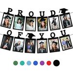 KatchOn, Felt Graduation Photo Banner - Large, Graduation Picture Banner | Personalized Graduation Banner 2024 | Proud of You Banner, Graduation Banner Garland | Graduation Decorations 2024