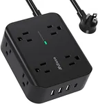 Power Strip Surge Protector - Flat 