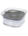 PETTOM Dog Water Bowl No Spill Splash Free Pet Floating Water Bowl, No Mess Dog Water Bowl Slow Drink for Dogs Cats Pets, 2L Large Capacity (Grey)