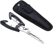 Stainless Steel Fishing Pliers - Hook Remover Tool -BB Crimper- Line Snips.