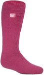 Heat Holders Kids Original Warm Winter Thermal Socks 8 years plus, Raspberry, UK 13-3