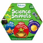 Skillmatics Flash Cards - Science Snippets Animals, Learning Resources & Educational Toys for Boys & Girls, Gifts for Ages 7, 8, 9 & Up, 70+ Cards