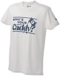 Frogger Golf – Who’s Your Caddy Men’s T Shirt – Regular Fit Pre Shrunk Tee Shirt for Men & Women –Made in The USA - White, 3XL