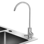 Frizzlife RO Water Filter Faucet- Drinking Water Faucet fits most Reverse Osmosis Water Filtration System-SUS304 Stainless Steel with Brushed Nickel-Lead Free