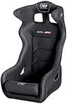 OMP (HA/762E/N RS-PT2 Racing Seat, Black