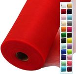 Red Tulle Fabric Rolls 54 Inch by 40 Yards Bolt Spool for Wedding Decorations DIY Tutu Baby Shower Table Skirt Ceiling Decor Birthday Party Craft Supplies FCA2TUL5440RD